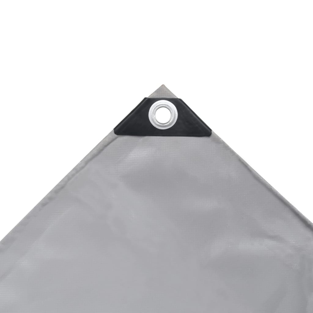 Bâche 650 g / m² 4x4 m Gris