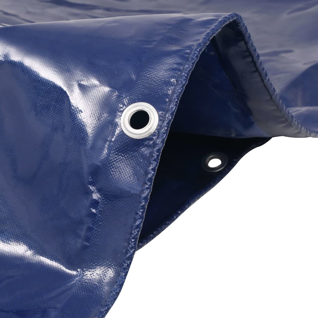 Bâche 650 g / m² 4 x 6 m Bleu