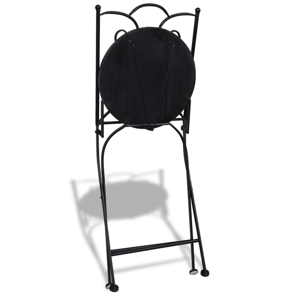 Mobilier de bistro 3 pcs Carreaux céramiques Terre cuite