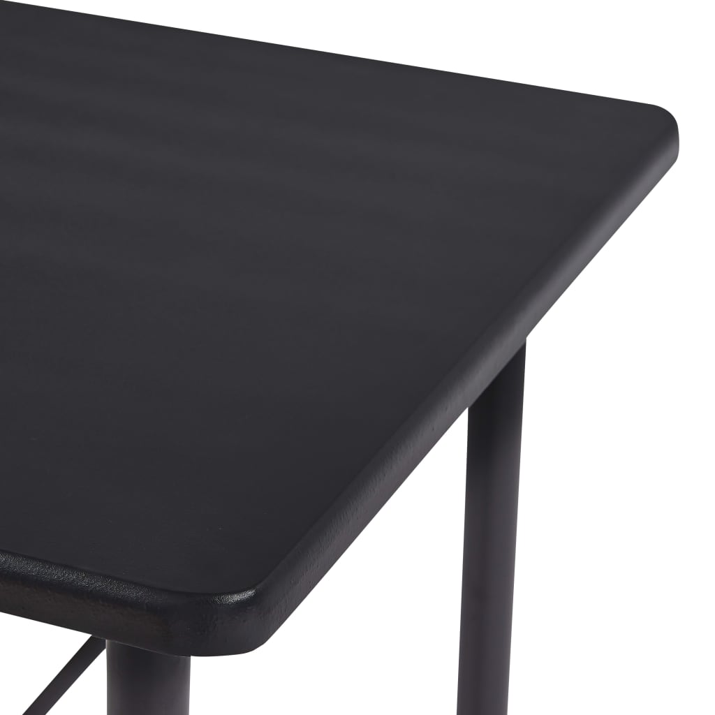 Ensemble de bar 5 pcs Tissu Noir