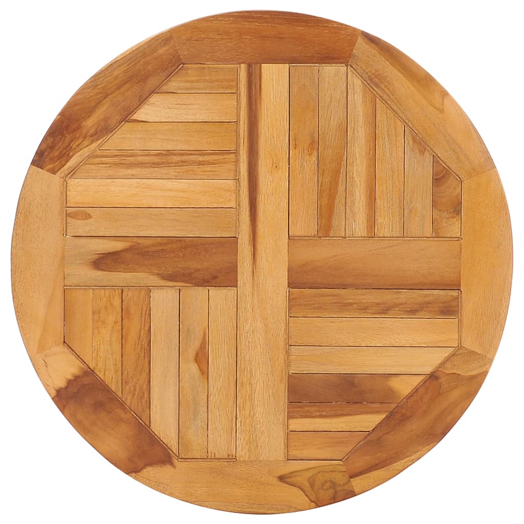 Disque de table rotatif Bois de teck solide