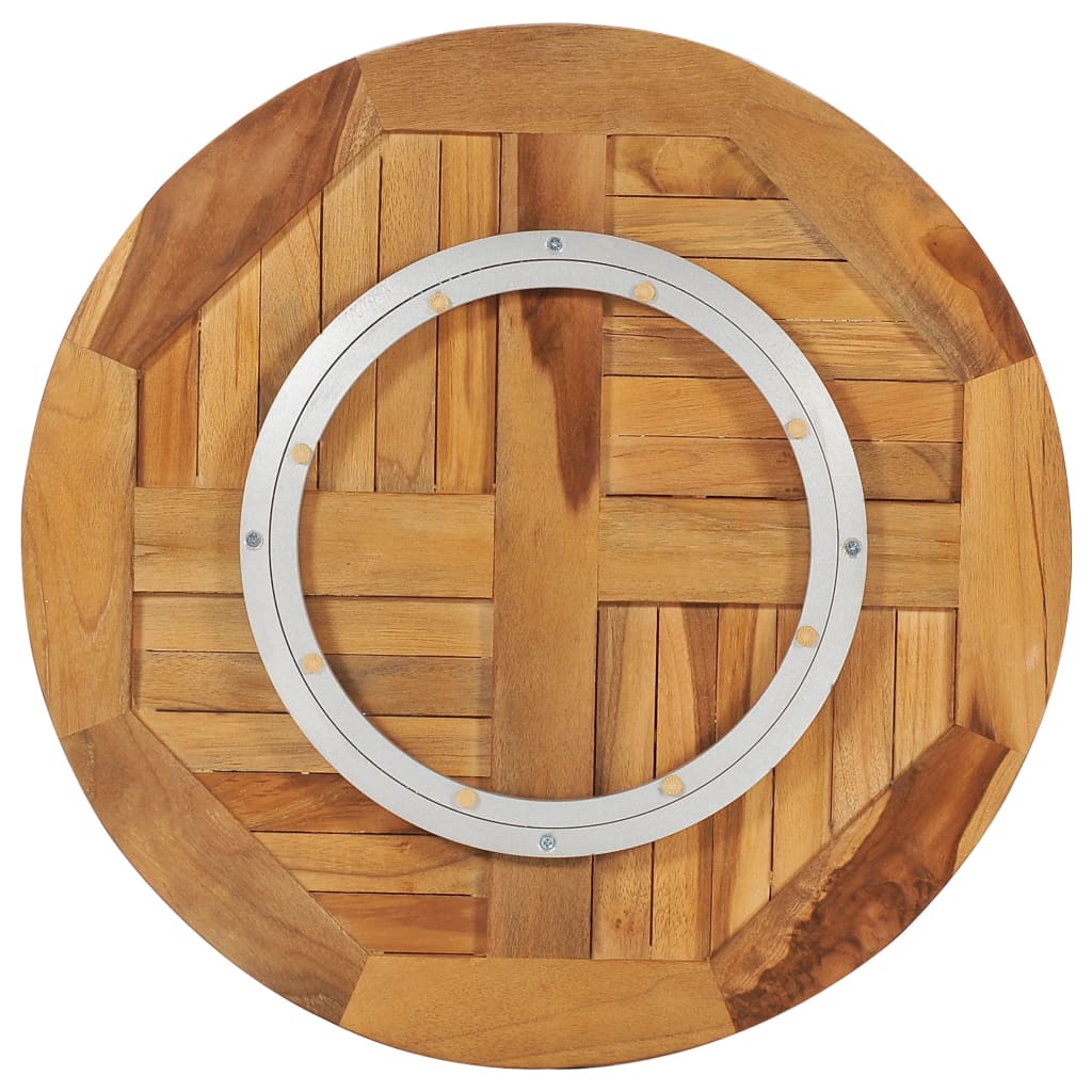 Disque de table rotatif Bois de teck solide
