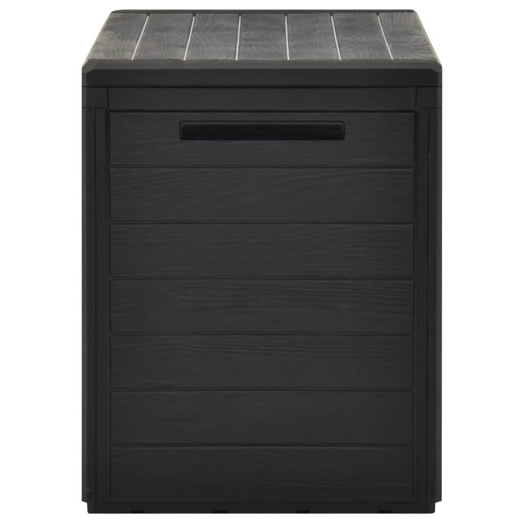 Boîte de rangement de jardin Anthracite78x44x55 cm