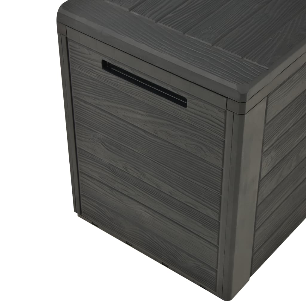 Boîte de rangement de jardin Anthracite78x44x55 cm