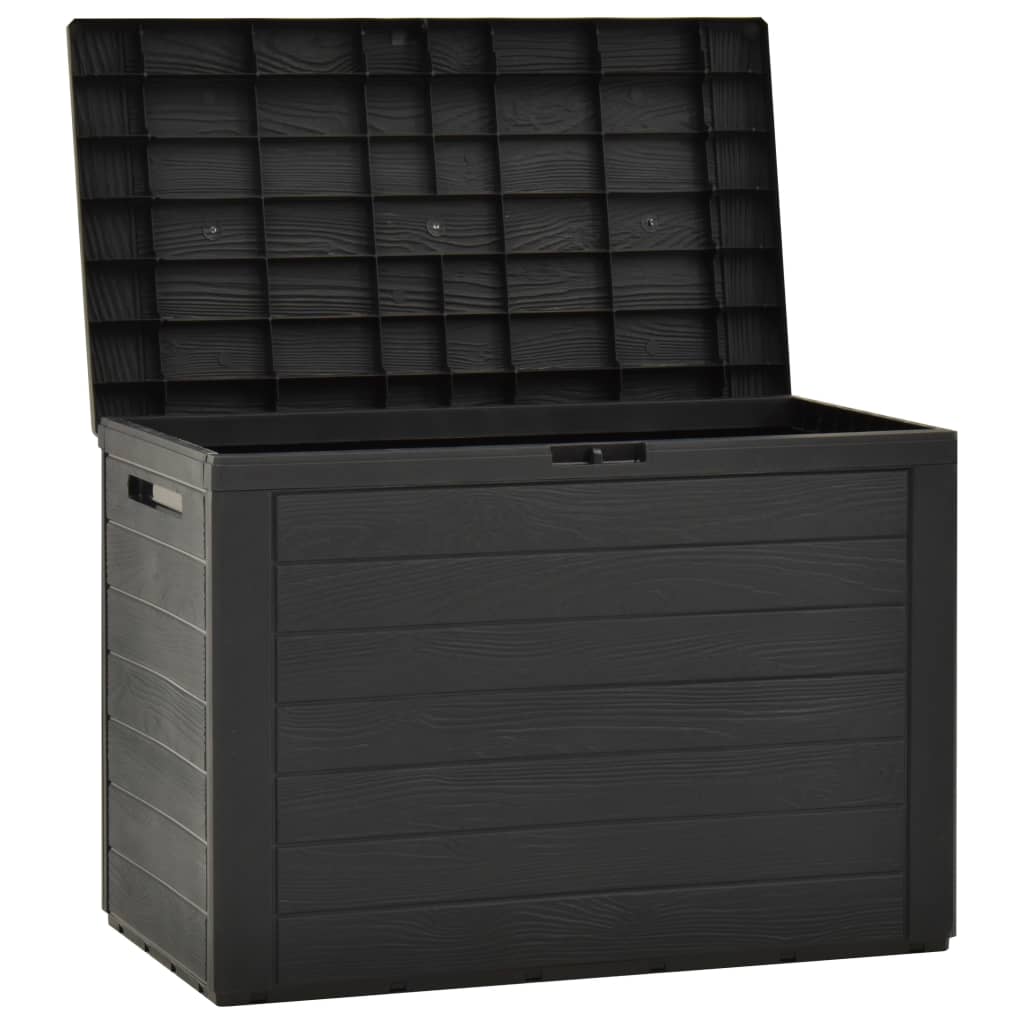 Boîte de rangement de jardin Anthracite78x44x55 cm
