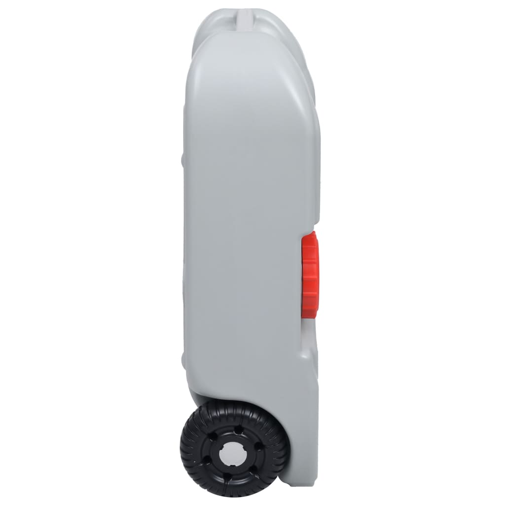 Réservoir d'eau sur roues pour camping 40 L Gris