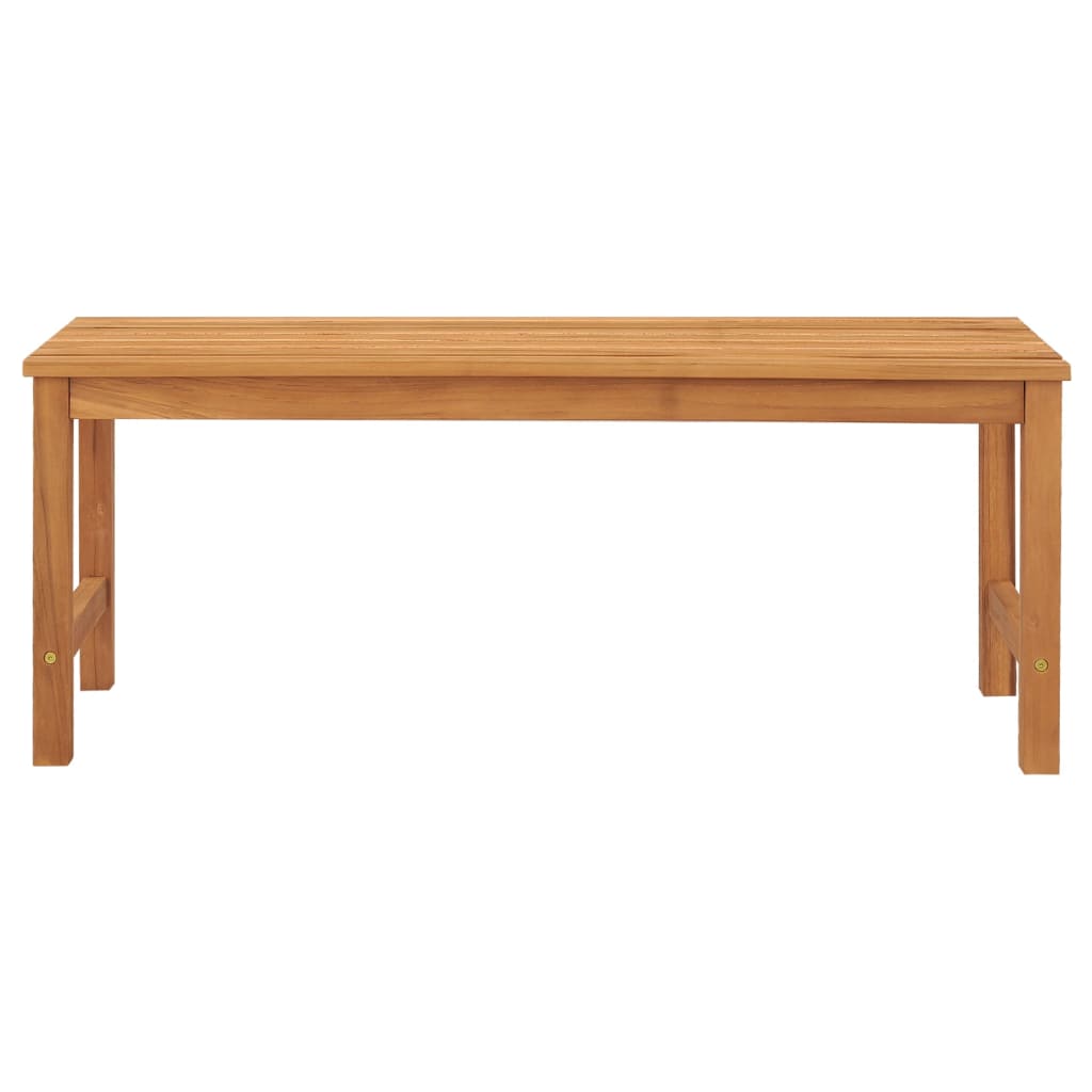 Banc de jardin 114 cm bois de teck solide