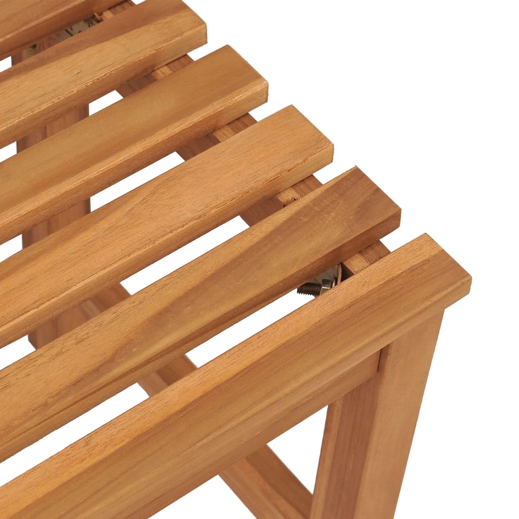 Banc de jardin 114 cm bois de teck solide