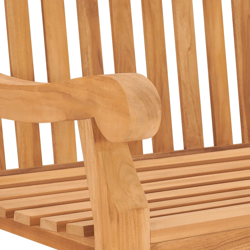 Banc de jardin 114 cm bois de teck solide
