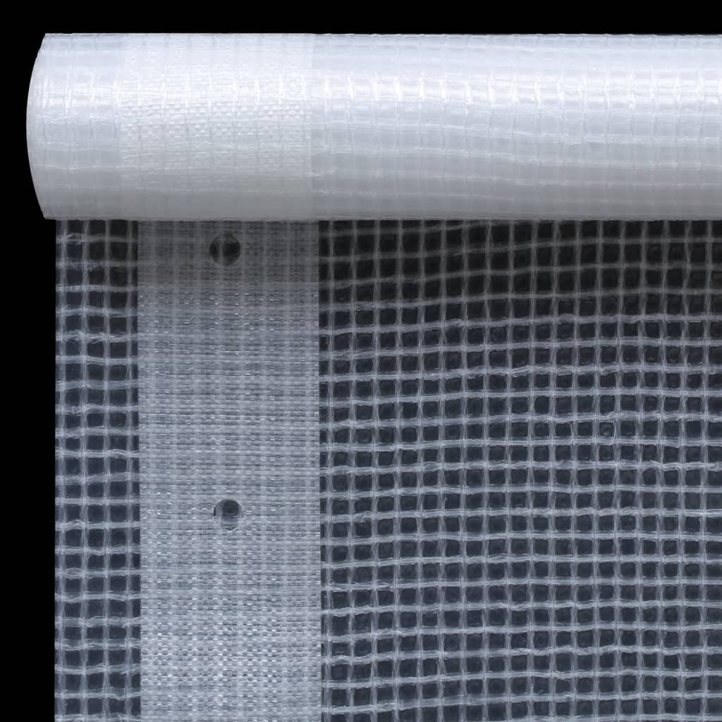 Bâches Leno 2 pcs 260 g/m² 2x4 m Blanc