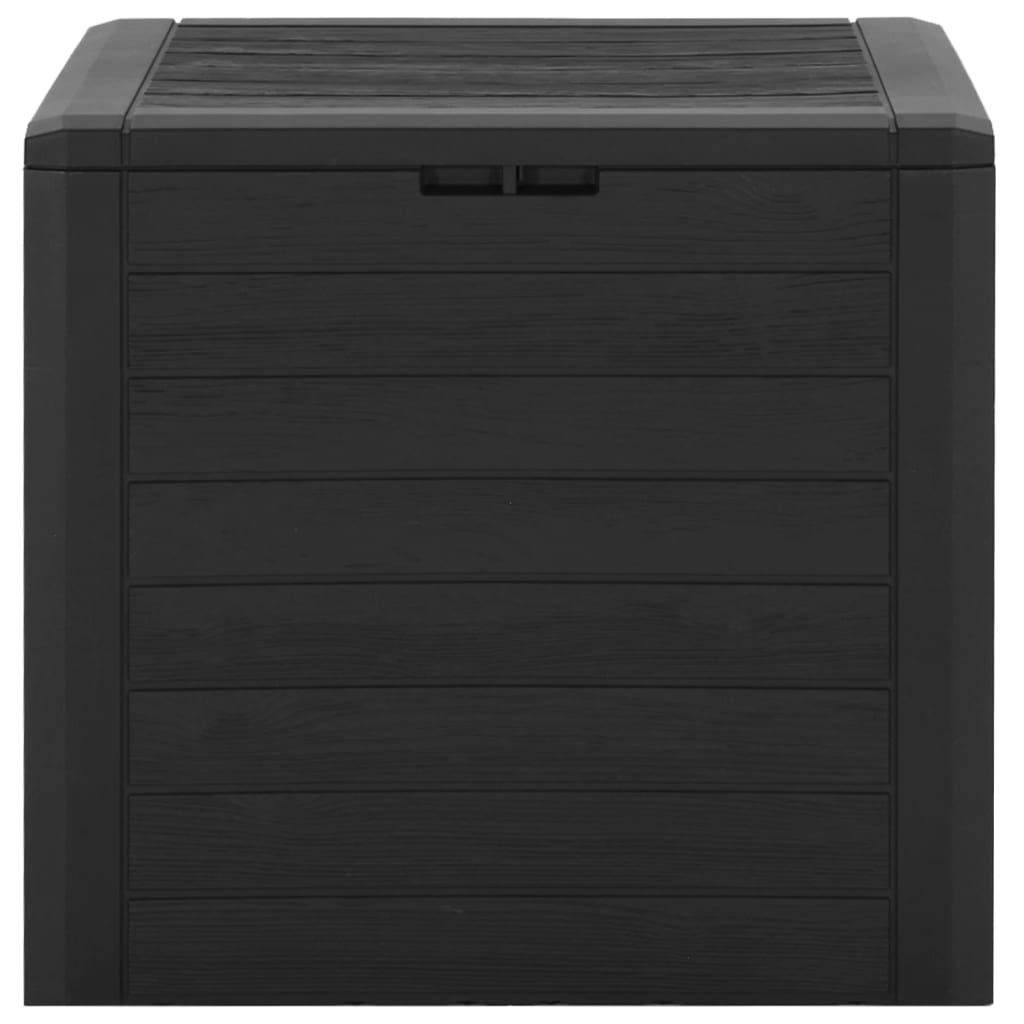 Boîte de stockage de jardin Marron 58,5x46x55 cm Polypropylène