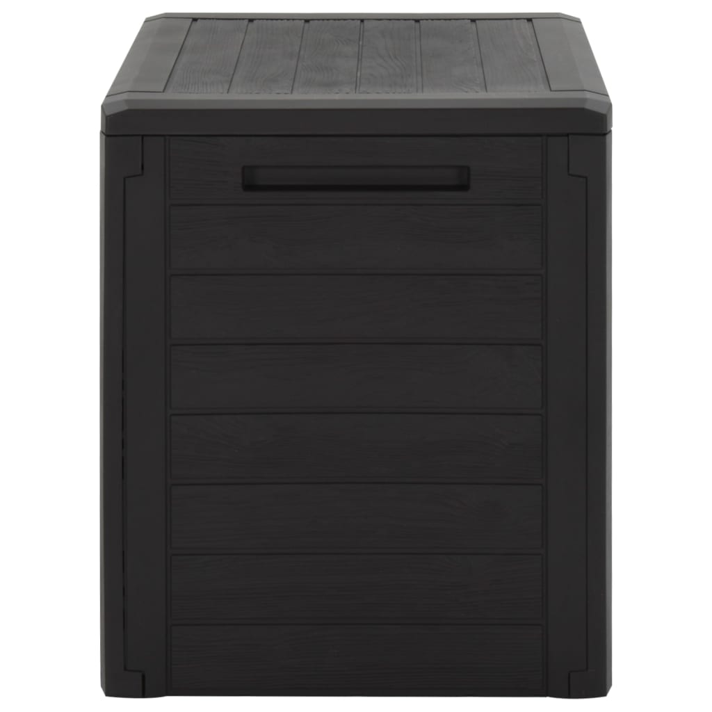 Boîte de stockage de jardin Marron 58,5x46x55 cm Polypropylène