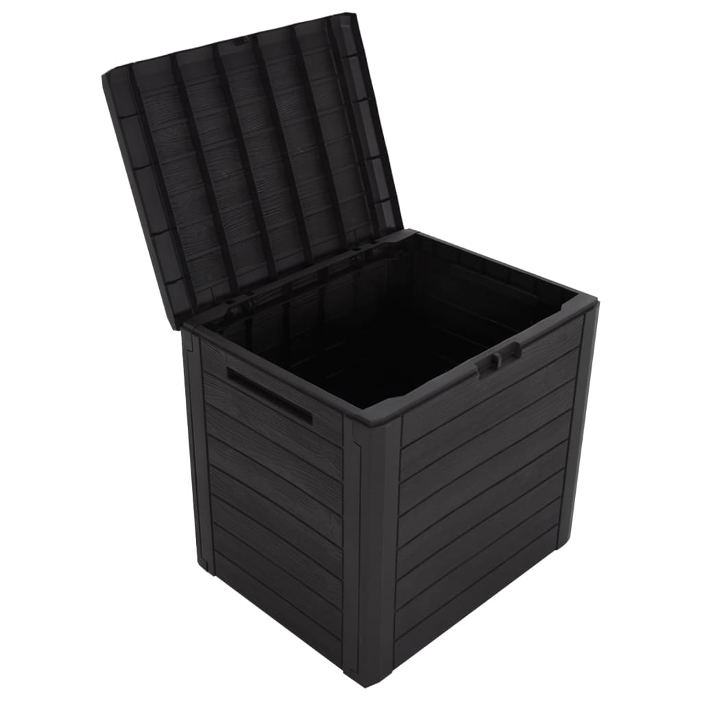 Boîte de stockage de jardin Marron 58,5x46x55 cm Polypropylène