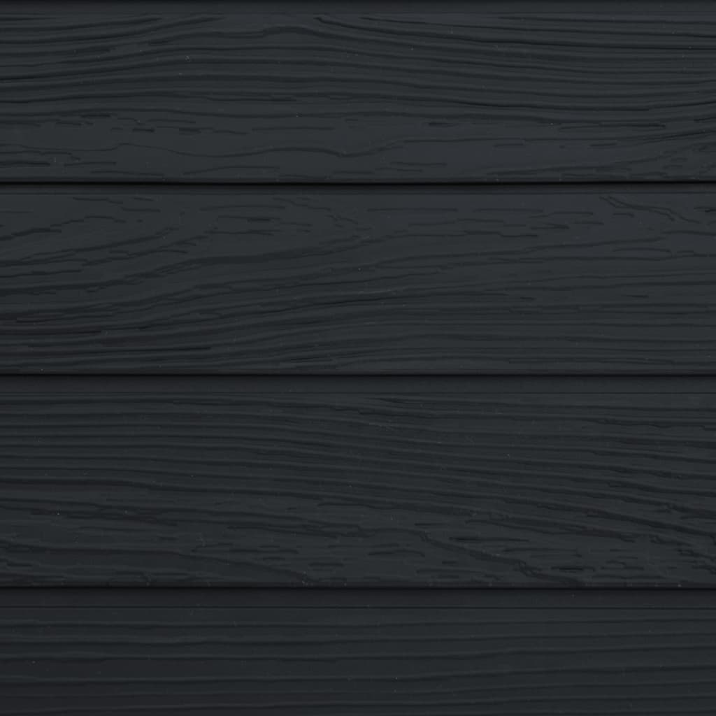Boîte de stockage jardin Anthracite 58,5x46x55 cm Polypropylène