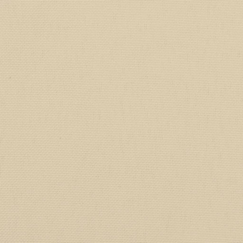 Coussins de chaise à dossier haut lot de 2 beige tissu oxford