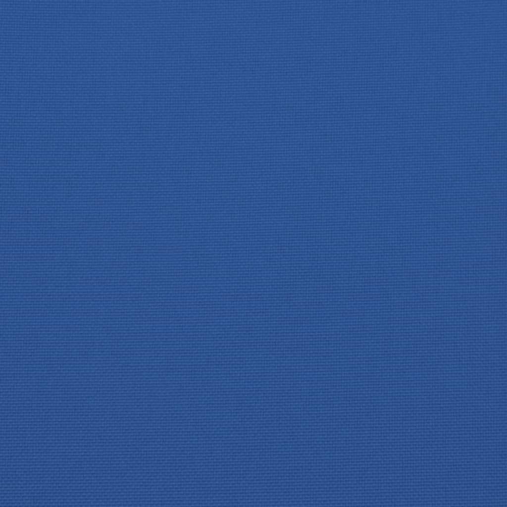 Coussins de chaise à dossier haut lot de 2 bleu royal