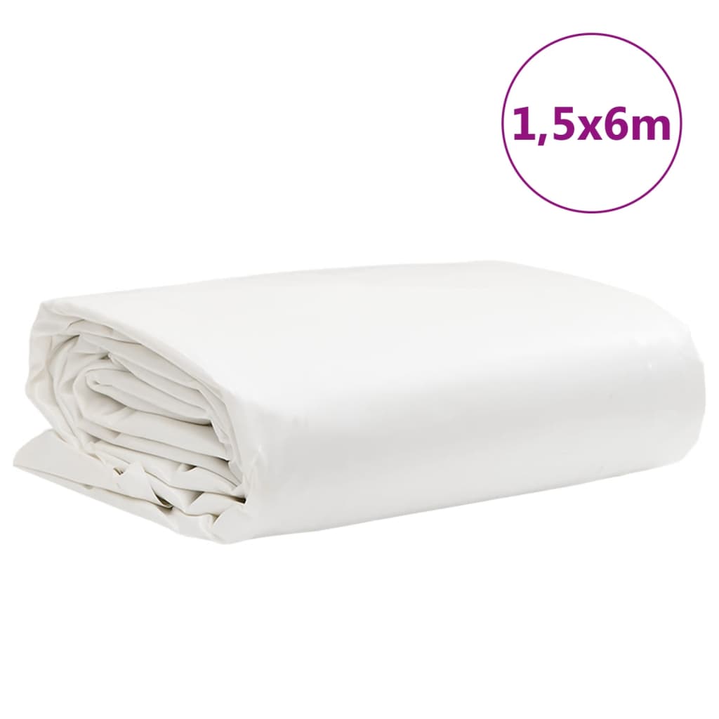 Bâche blanc 1,5x6 m 600 /m²