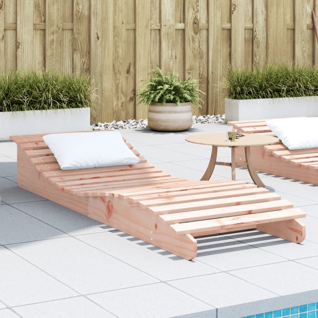 Chaise longue 205x60x31,5 cm bois massif de douglas