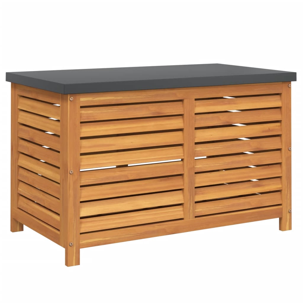 Boîte de rangement de jardin 60x50x55 cm bois massif d'acacia