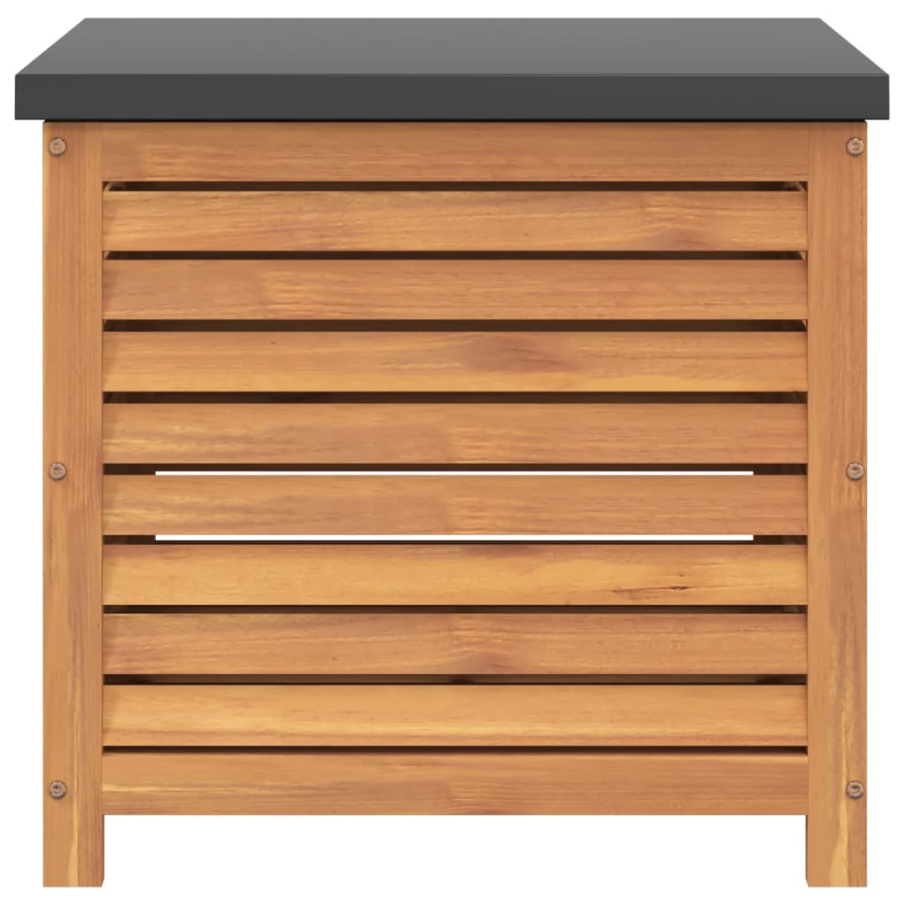 Boîte de rangement de jardin 60x50x55 cm bois massif d'acacia