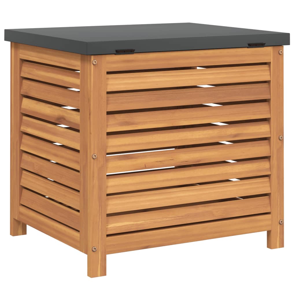 Boîte de rangement de jardin 60x50x55 cm bois massif d'acacia