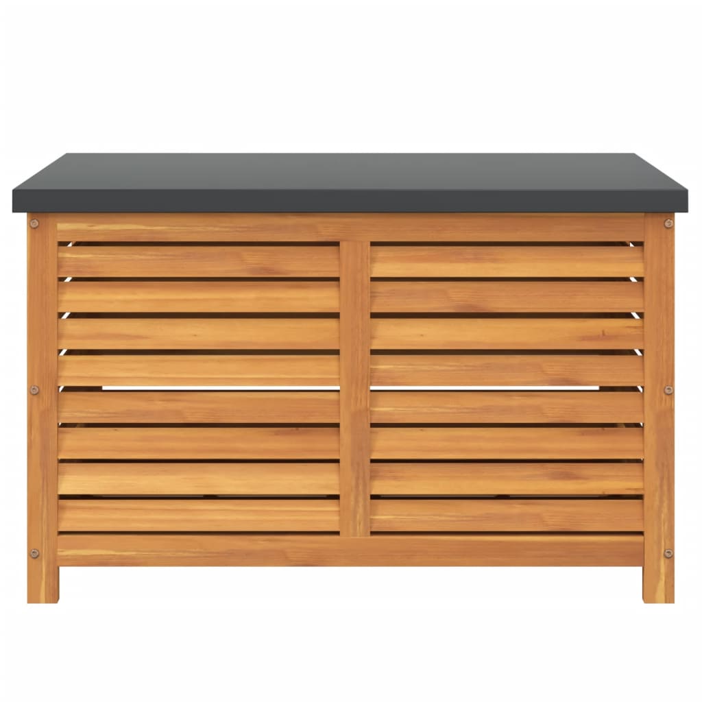 Boîte de rangement de jardin 90x48x55 cm bois massif d'acacia