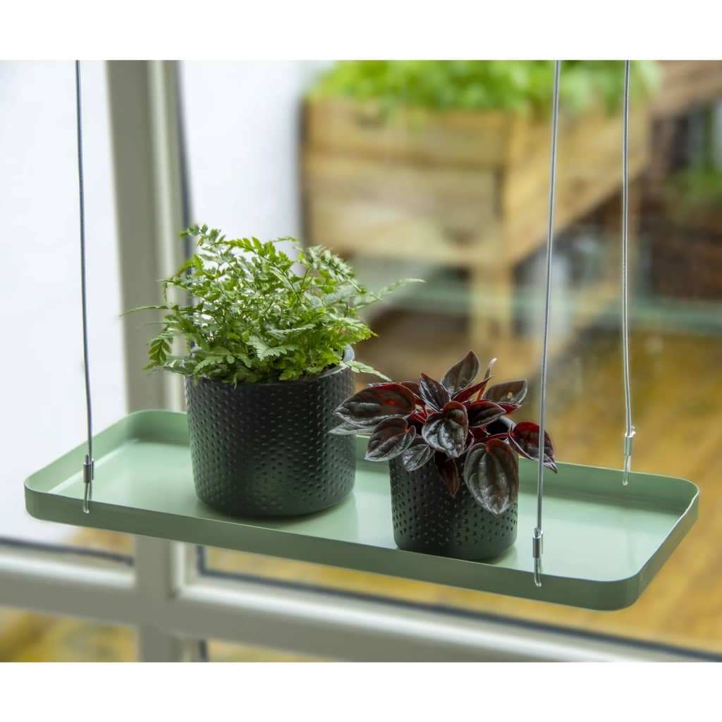 Plateau suspendu pour plantes Rectangulaire Vert S