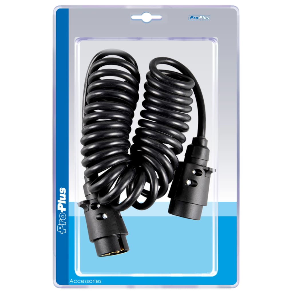 Câble spiralé 3 m avec 2 fiches à 7 broches