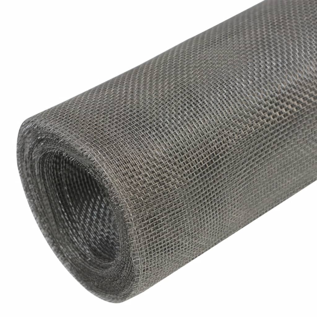 Écran en treillis Acier inoxydable 100x1000 cm Argenté