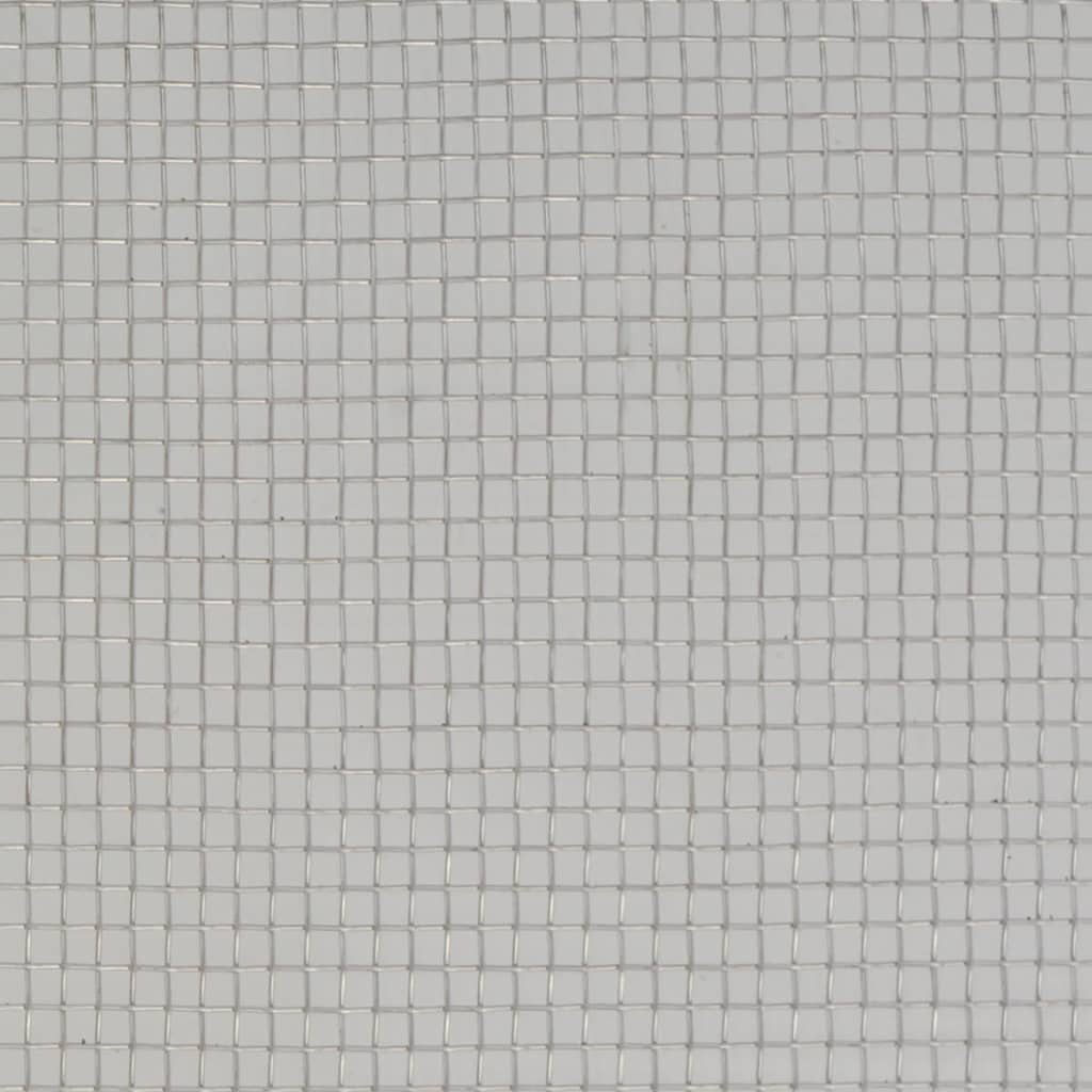 Écran en treillis Acier inoxydable 100x1000 cm Argenté