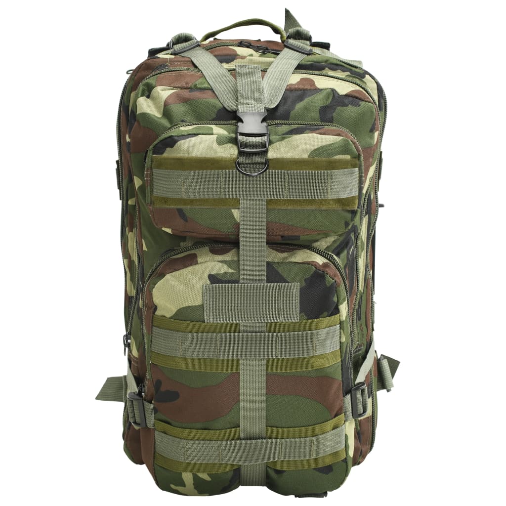 Sac à dos en style d'armée 50 L Camouflage