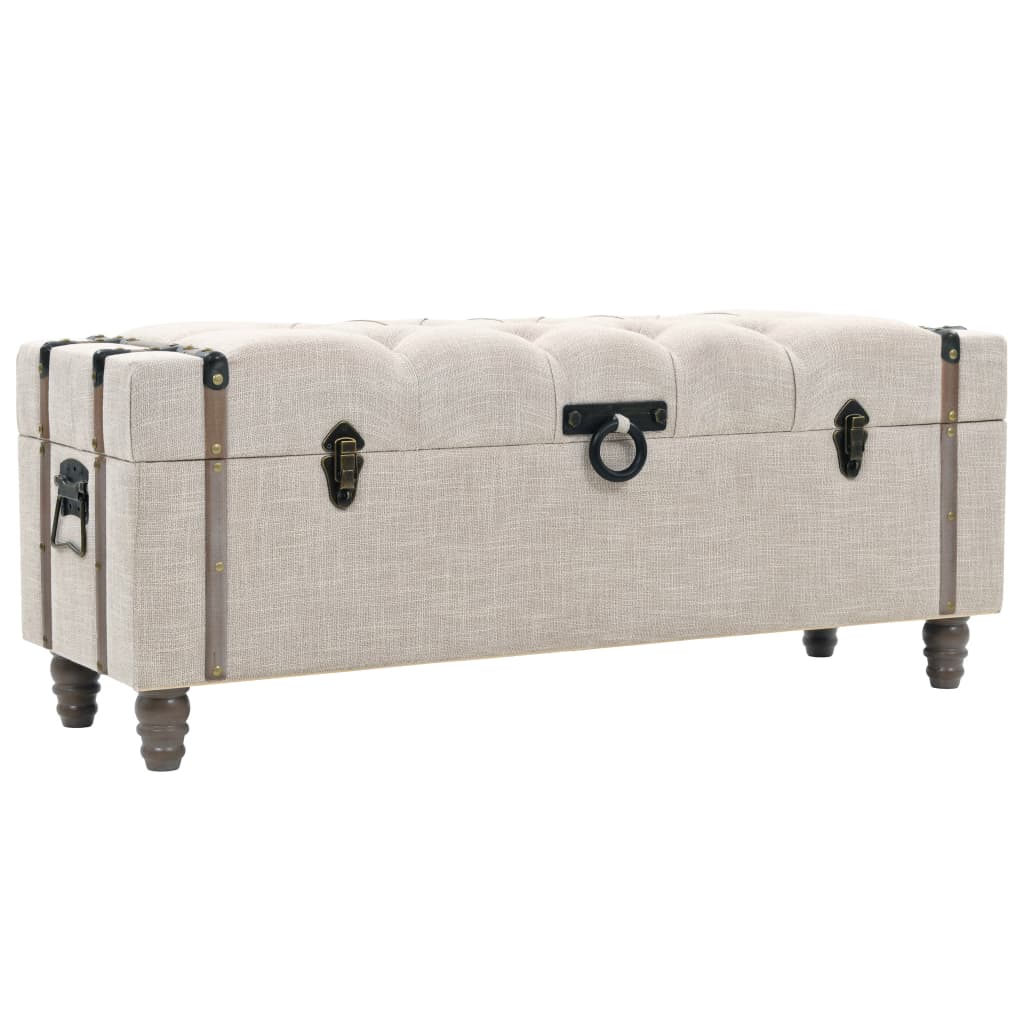 Ensemble de bancs de rangement 3 pcs Bois massif et acier