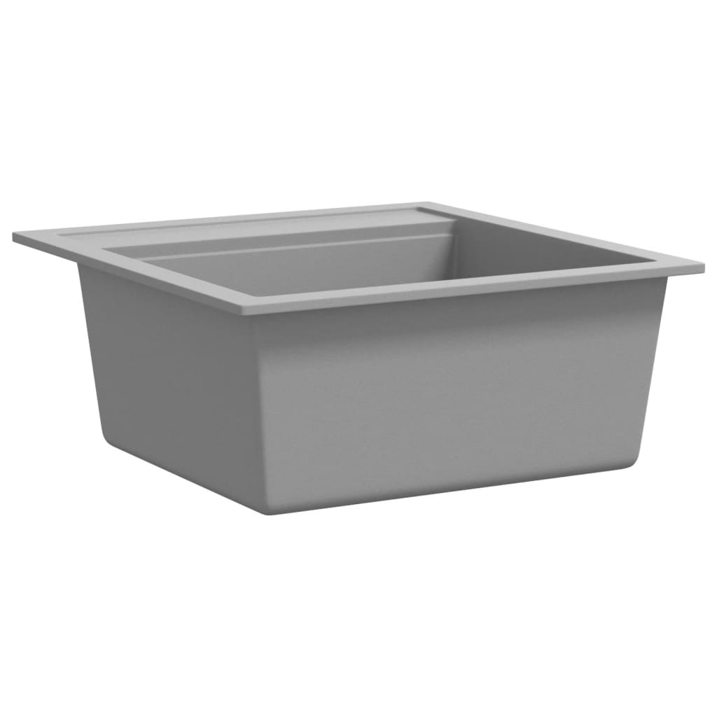 Évier de cuisine en granit Bac unique Gris