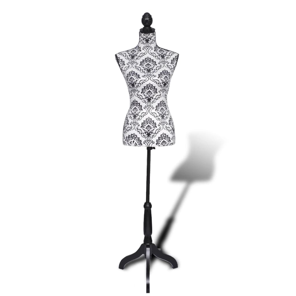 Buste de présentation Femme Noir et blanc