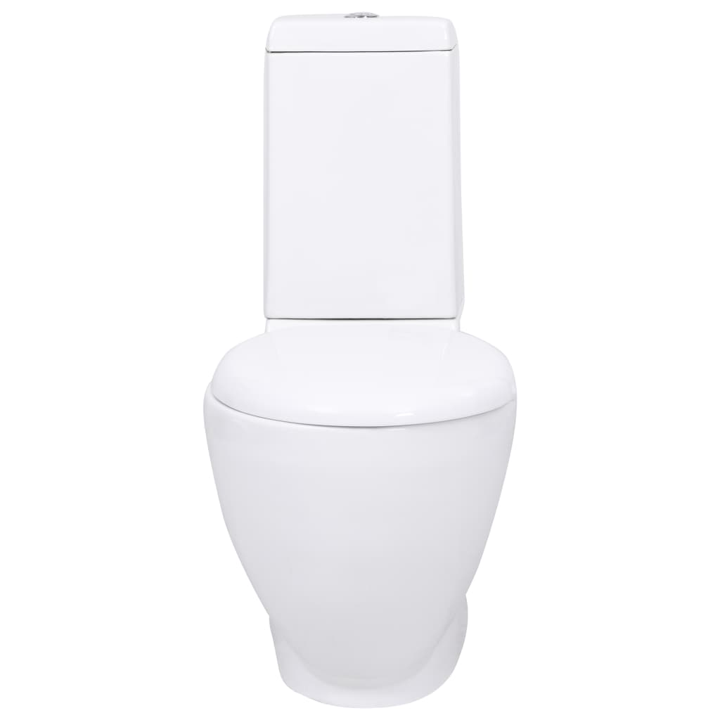 Toilette en céramique Écoulement d'eau à l'arrière Blanc