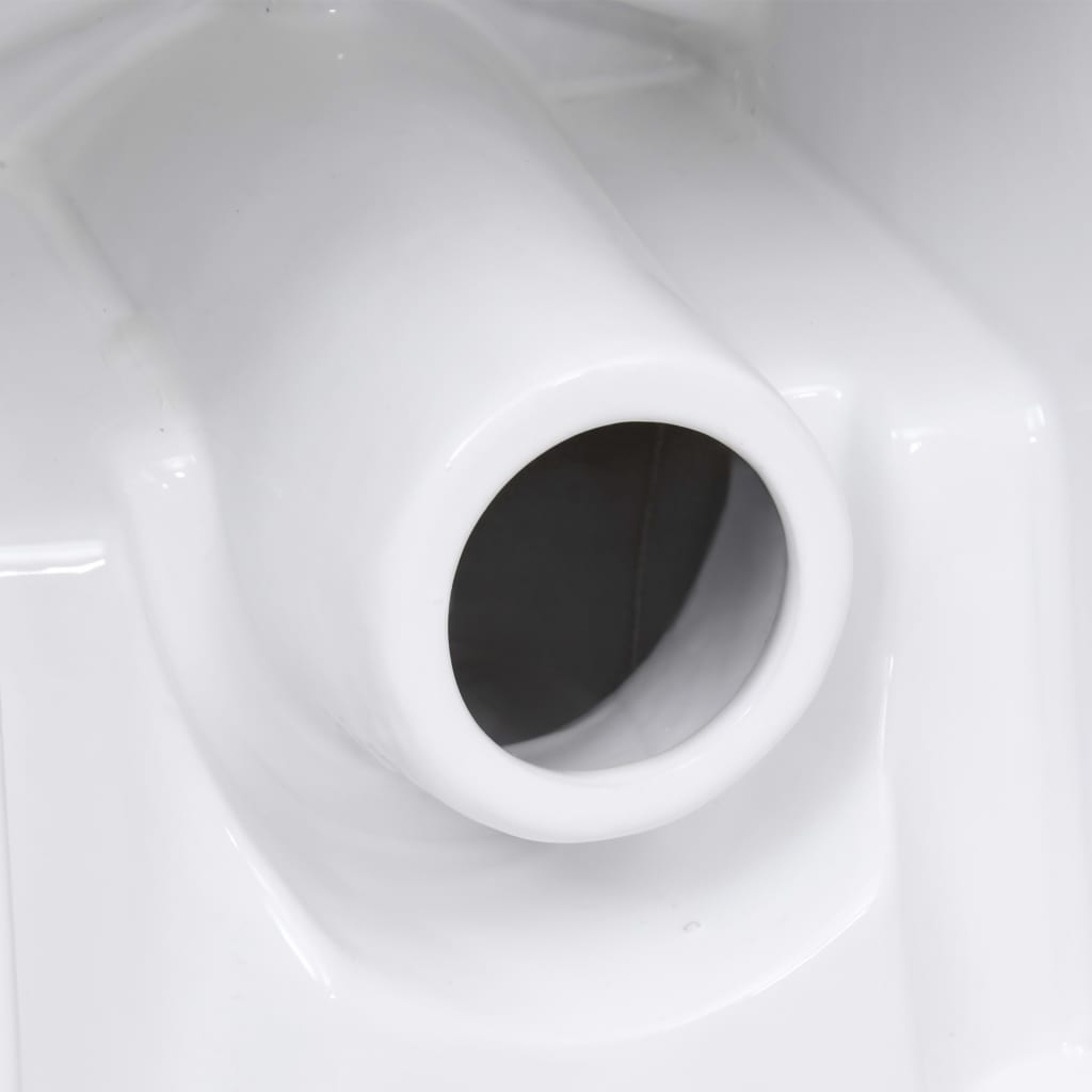 Toilette en céramique Écoulement d'eau à l'arrière Blanc