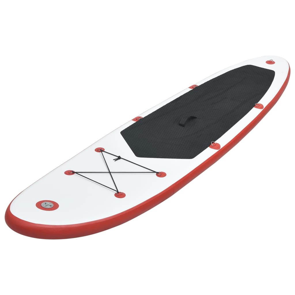 Stand Up Paddle Planche à rame gonflable Rouge et blanc