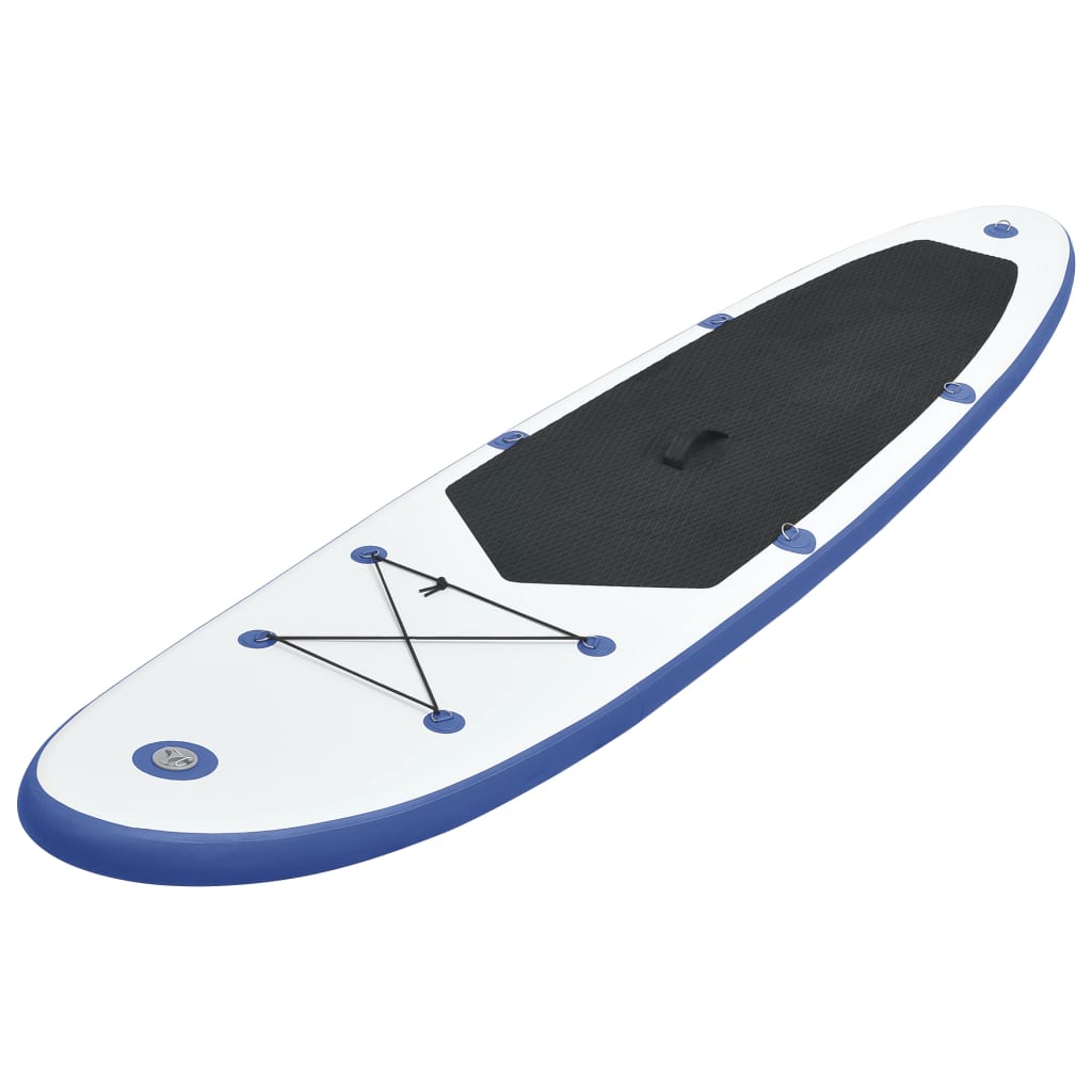 Stand Up Paddle Planche à rame gonflable Bleu et blanc