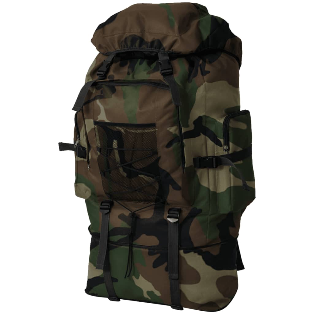 Sac à dos en style d'armée XXL 100 L Camouflage