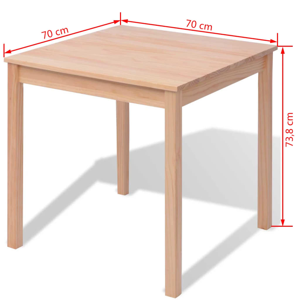 Ensemble de salle à manger trois pièces Pinède