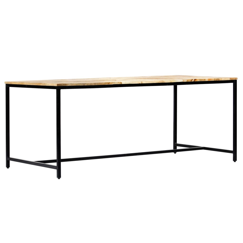 Table à dîner 180x90x75 cm Bois de manguier massif brut