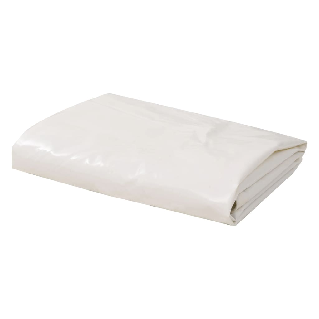 Bâche 650 g / m² 6 x 8 m Blanc