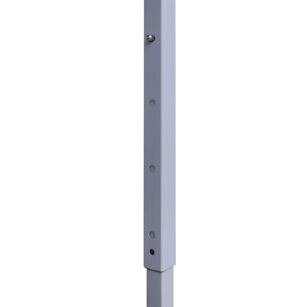 Tente de réception pliable professionnelle 2x2 m Acier Crème