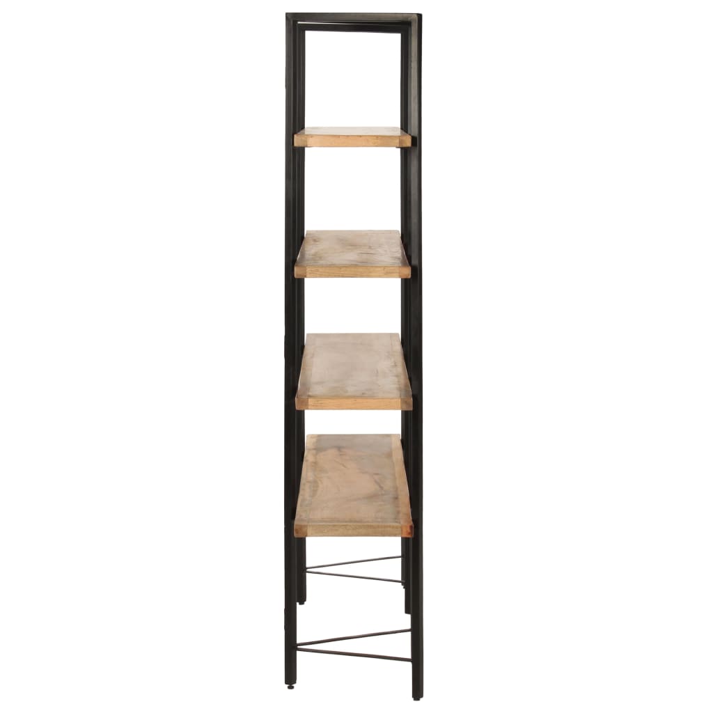 Bibliothèque à 4 niveaux 160x35x160 cm Bois de manguier massif