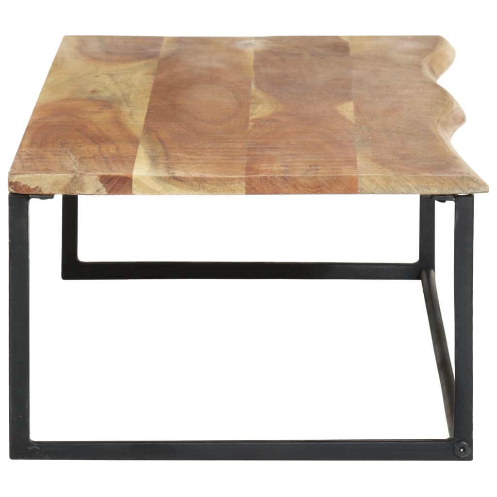 Patère à bord naturel 100x35x22 cm Bois d'acacia massif