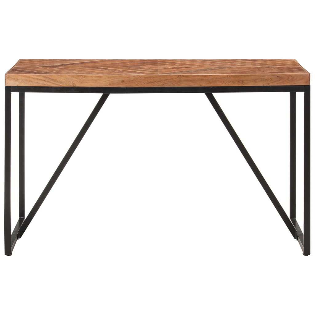 Table à dîner 120x60x76 cm Bois solide d'acacia et de manguier