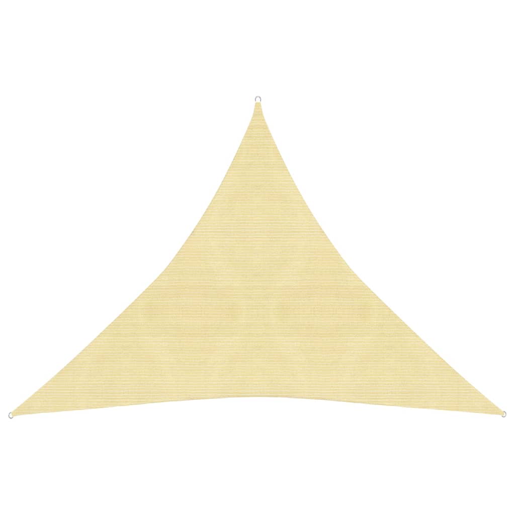 Voile d'ombrage 160 g/m² Beige 4x4x4 m PEHD