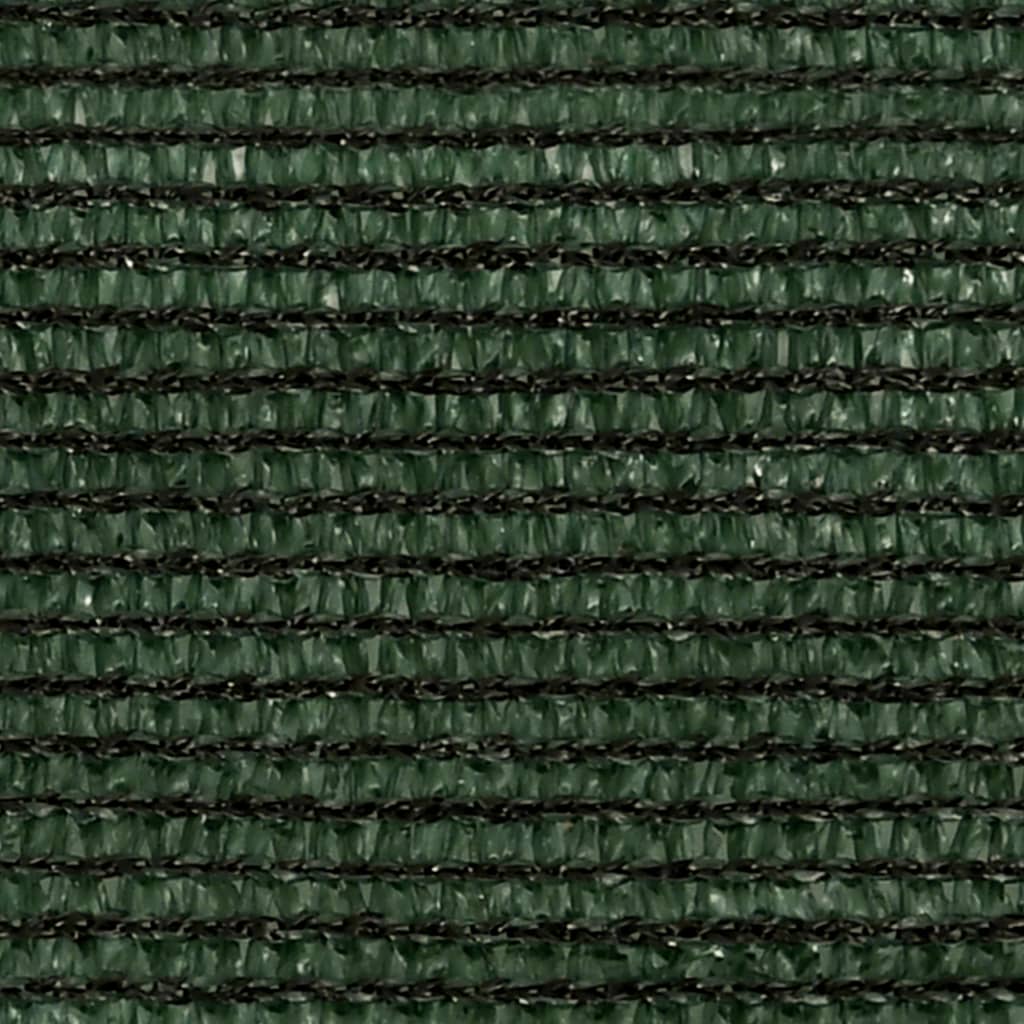 Voile d'ombrage 160 g/m² Vert foncé 4x4x4 m PEHD