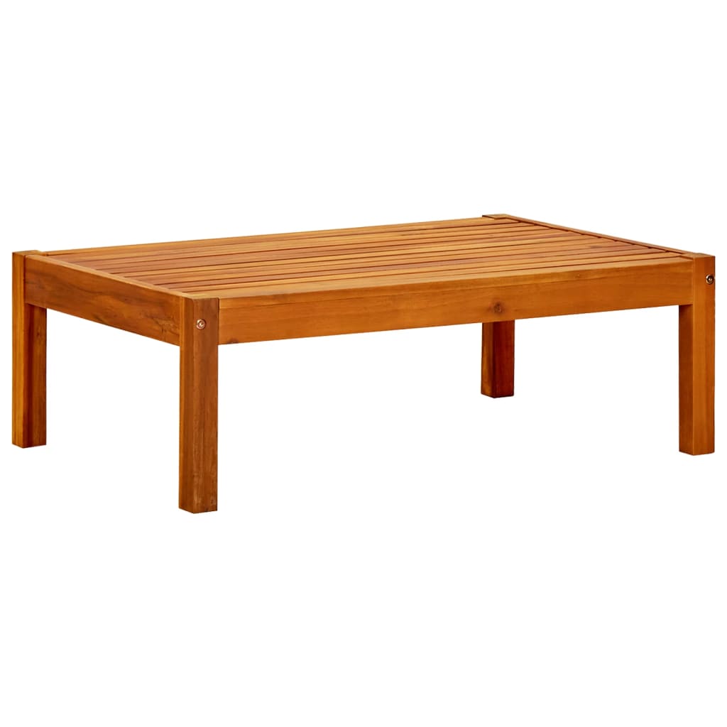 Repose-pieds de jardin 2 pcs Bois d'acacia massif