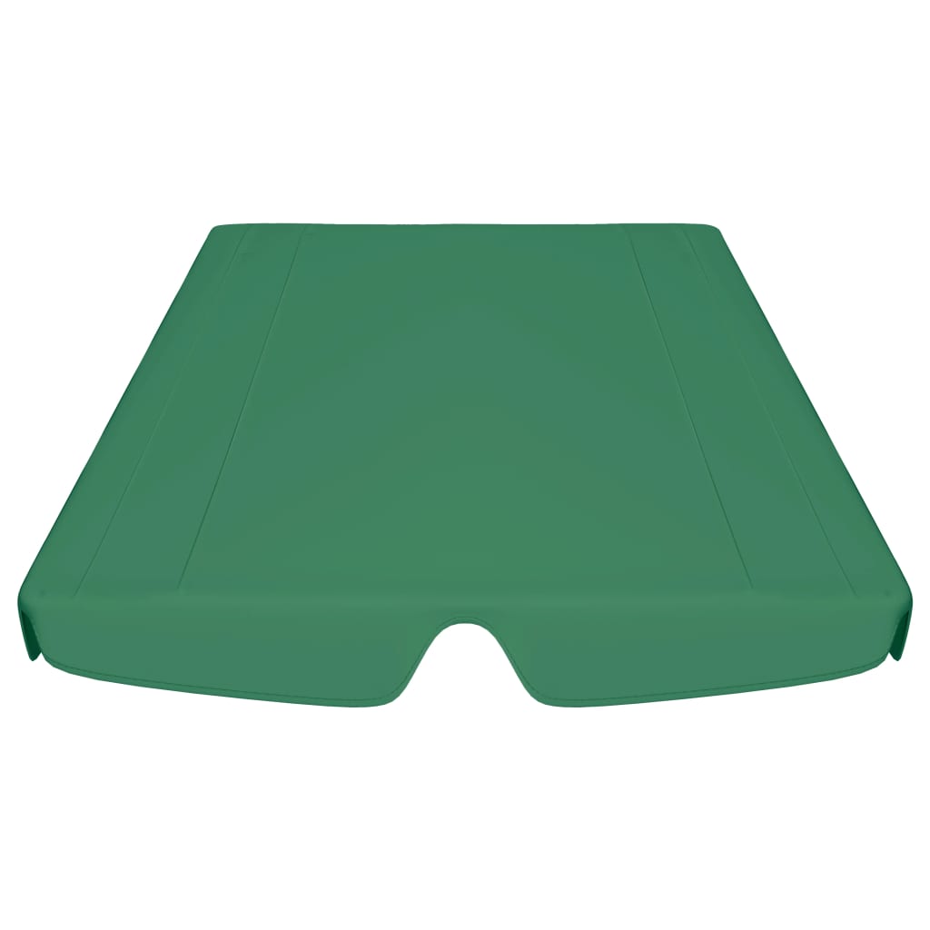 Toit de rechange de balançoire Vert 188/168x110/145 cm